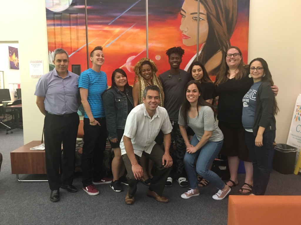 Student Employees, Faculty, Staff, and Admin at MI CASA. 2018