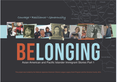 a flyer for the film "Belonging"